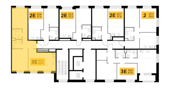 Продажа 3-комнатной квартиры 62,4 м², 16/20 этаж