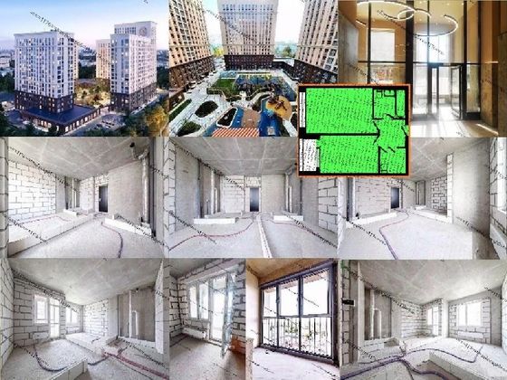 Продажа 1-комнатной квартиры 45 м², 9/25 этаж