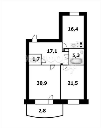 Продажа 2-комнатной квартиры 92,9 м², 7/10 этаж