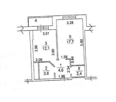 Продажа 1-комнатной квартиры 40 м², 2/16 этаж