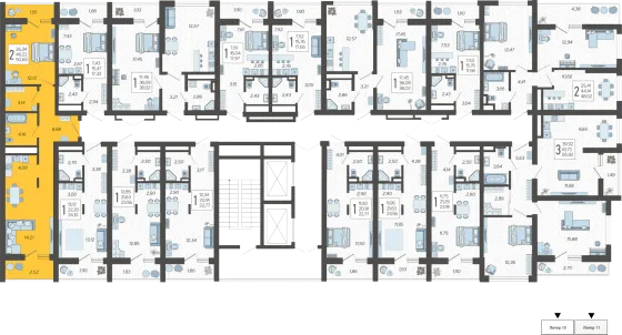 Продажа 2-комнатной квартиры 50,7 м², 15/19 этаж