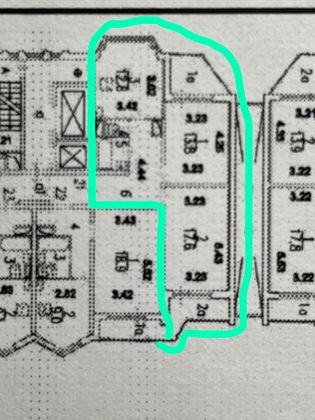 Продажа 2-комнатной квартиры 57 м², 7/17 этаж