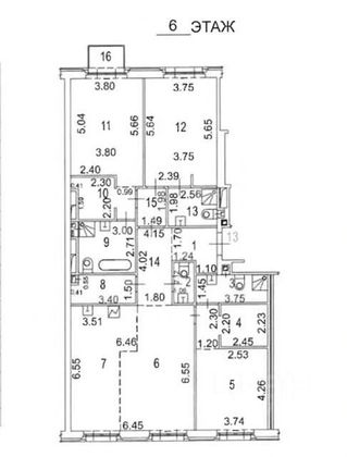 Продажа 4-комнатной квартиры 154,4 м², 6/8 этаж