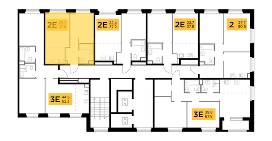 Продажа 2-комнатной квартиры 37,6 м², 18/20 этаж