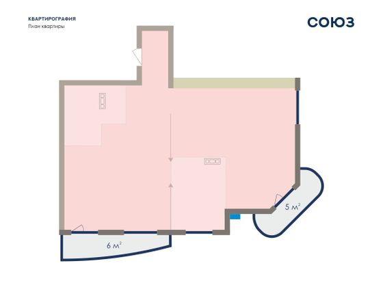 104,6 м², 3-комн. квартира, 20/25 этаж