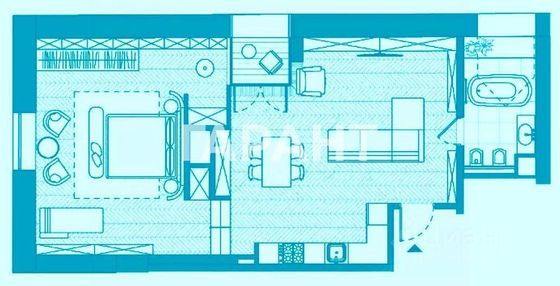 Продажа 2-комнатной квартиры 76,5 м², 3/3 этаж