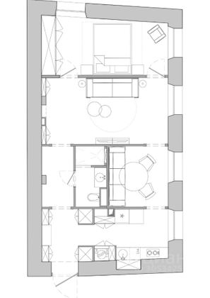 Продажа 3-комнатной квартиры 50 м², 3/6 этаж