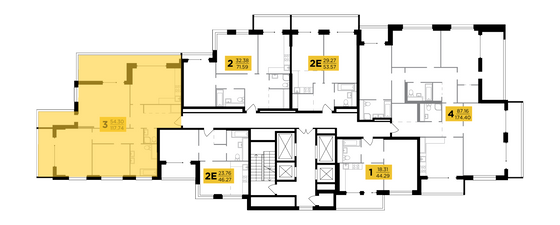 Продажа 3-комнатной квартиры 117,7 м², 25/29 этаж