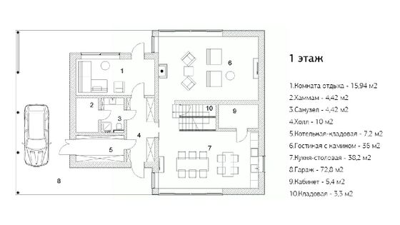 Продажа дома, 485 м², с участком 14 соток