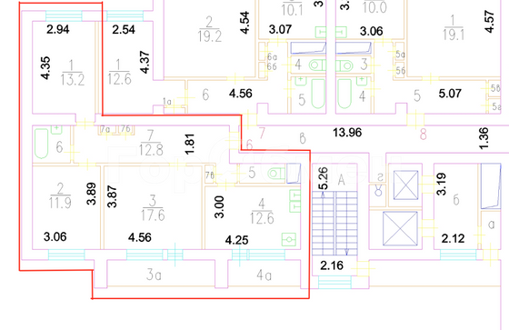 Продажа 3-комнатной квартиры 85 м², 2/12 этаж