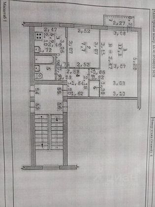 Продажа 2-комнатной квартиры 39 м², 4/5 этаж