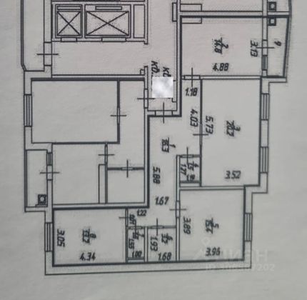 Продажа 3-комнатной квартиры 90 м², 10/16 этаж