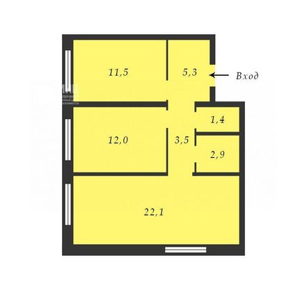 Продажа 2-комнатной квартиры 59 м², 16/25 этаж