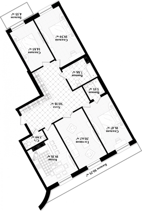 Продажа 4-комнатной квартиры 137,1 м², 7/7 этаж