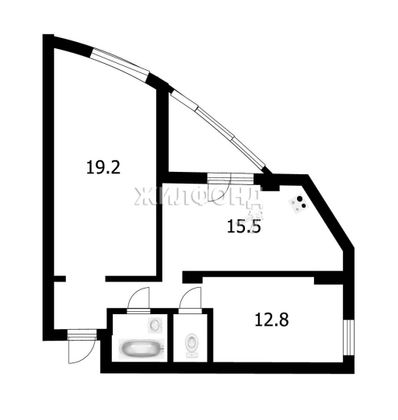 Продажа 2-комнатной квартиры 63,2 м², 2/24 этаж
