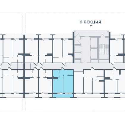 Продажа 1-комнатной квартиры 33,6 м², 16/22 этаж