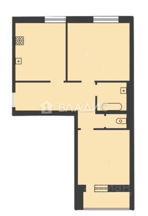 Продажа 2-комнатной квартиры 62,7 м², 1/10 этаж