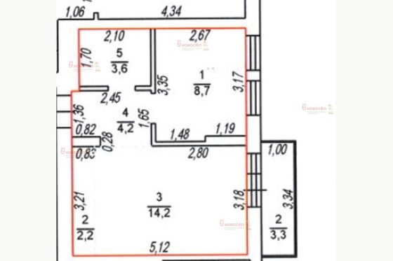 Продажа 1-комнатной квартиры 36 м², 6/9 этаж