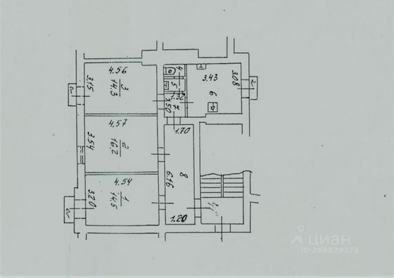 Продажа 3-комнатной квартиры 71,2 м², 4/5 этаж