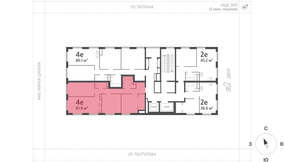 Продажа 3-комнатной квартиры 82 м², 15/15 этаж