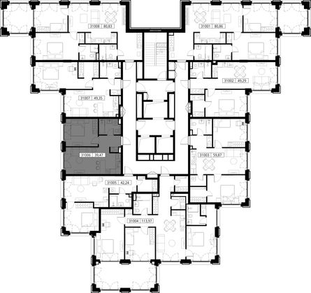 Продажа 1-комнатной квартиры 39,5 м², 10/15 этаж