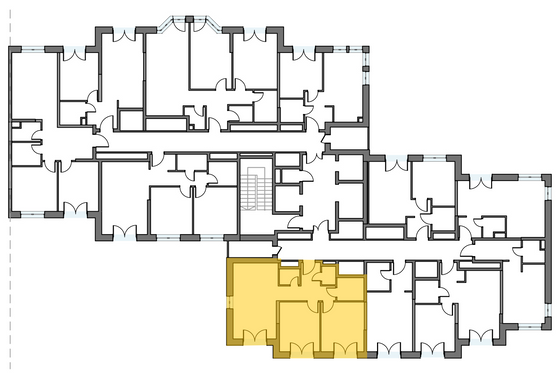 Продажа 2-комнатной квартиры 63,1 м², 9/26 этаж