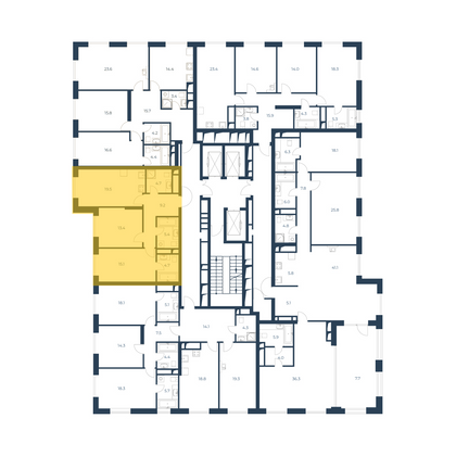 Продажа 2-комнатной квартиры 72 м², 21/21 этаж