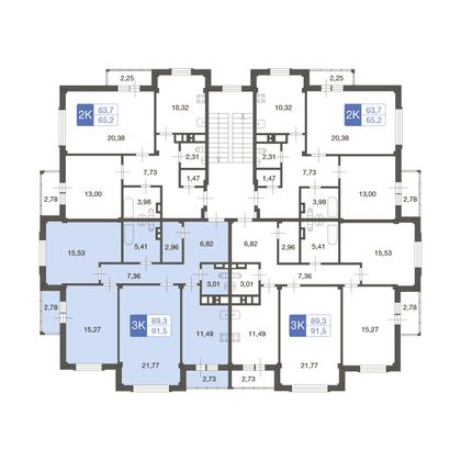 Продажа 3-комнатной квартиры 89,4 м², 1/9 этаж