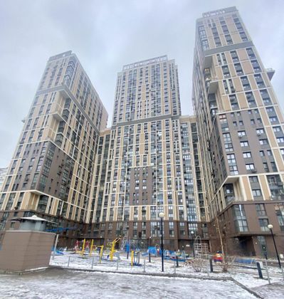 Продажа 1-комнатной квартиры 45,3 м², 17/26 этаж