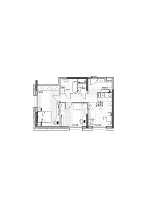 Продажа 2-комнатной квартиры 62,6 м², 5/24 этаж