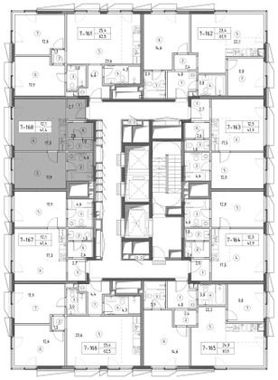 Продажа 1-комнатной квартиры 41 м², 22/30 этаж