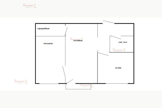 Продажа 2-комнатной квартиры 42 м², 4/5 этаж