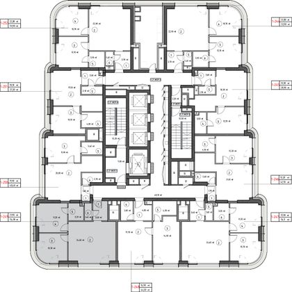 Продажа 2-комнатной квартиры 54,9 м², 27/53 этаж