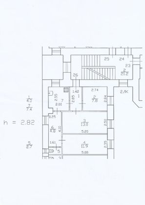 Продажа 3-комнатной квартиры 51,6 м², 2/6 этаж