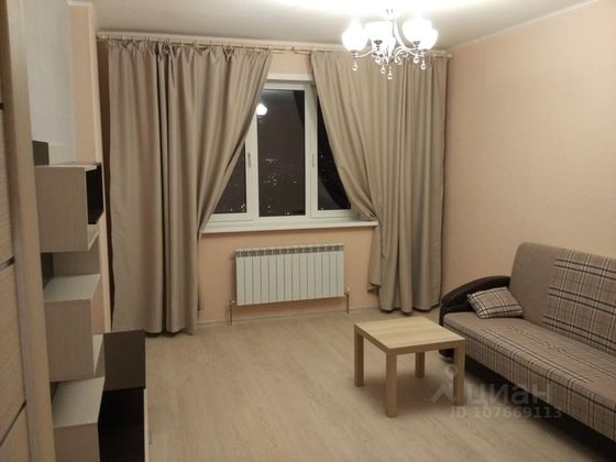 Аренда 1-комнатной квартиры 38,8 м², 20/25 этаж