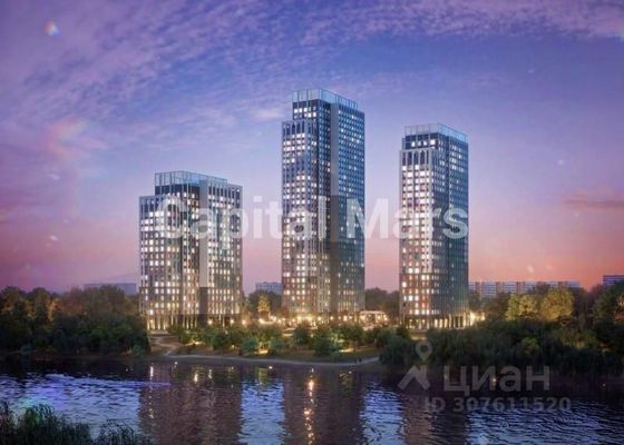 Продажа 1-комнатной квартиры 65 м², 12/19 этаж