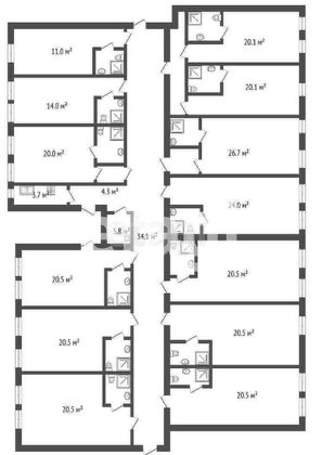 Продажа многокомнатной квартиры 196,4 м², 2/5 этаж