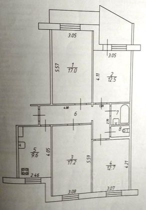 Продажа 4-комнатной квартиры 81 м², 5/10 этаж