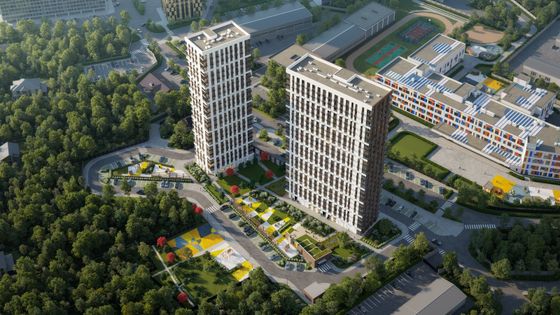 Продажа 1-комнатной квартиры 44,6 м², 7/25 этаж