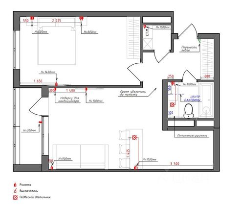 Продажа 2-комнатной квартиры 49,3 м², 12/17 этаж