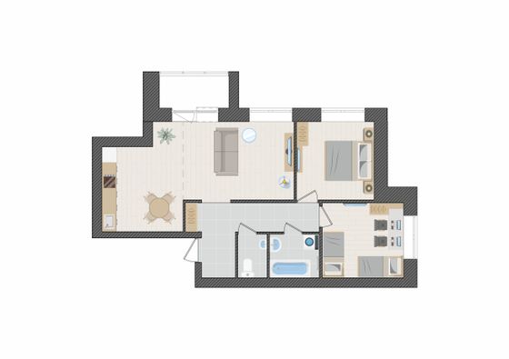 Продажа 3-комнатной квартиры 66,4 м², 6/9 этаж