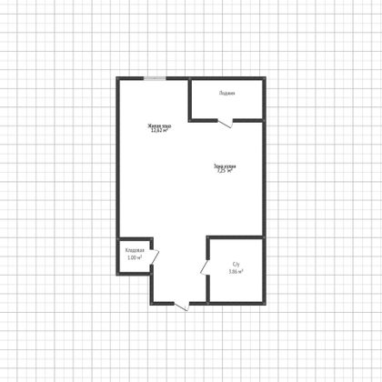 Продажа квартиры-студии 28,9 м², 3/22 этаж