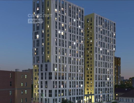 Продажа 1-комнатной квартиры 35,5 м², 22/24 этаж