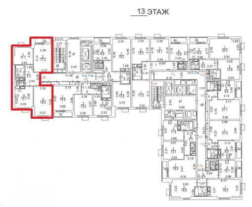 Продажа 3-комнатной квартиры 73,2 м², 13/16 этаж