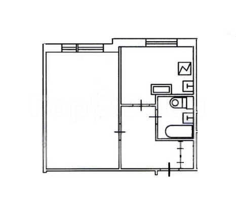 Продажа 1-комнатной квартиры 37,6 м², 1/10 этаж