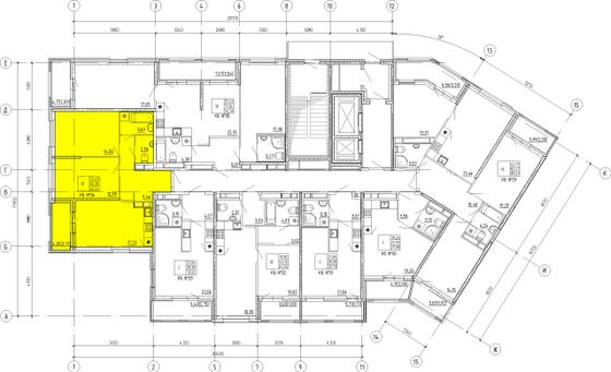 Продажа 2-комнатной квартиры 62,5 м², 6/12 этаж