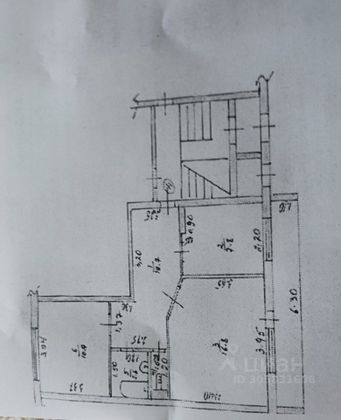 Продажа 2-комнатной квартиры 49,8 м², 1/3 этаж