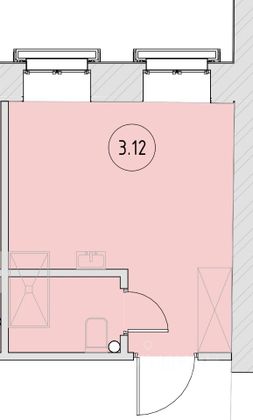 Продажа квартиры-студии 16 м², 3/4 этаж
