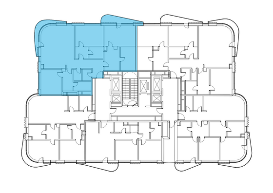 Продажа 3-комнатной квартиры 162,3 м², 5/14 этаж