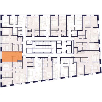 Продажа квартиры-студии 30,6 м², 3/23 этаж